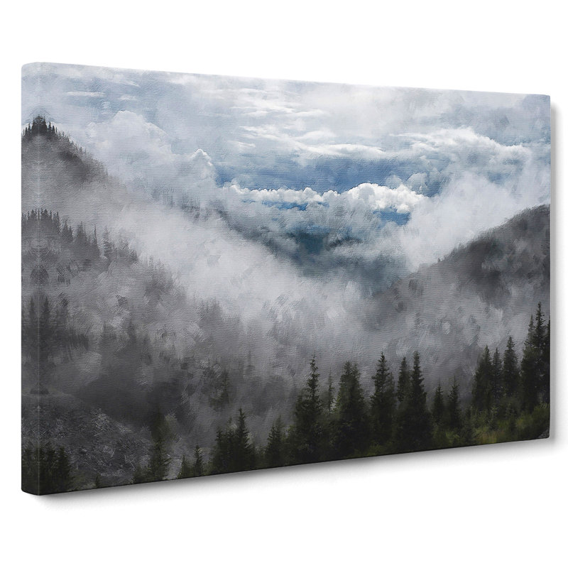 Fire Tree Forest Vol.2 - Wrapped Canvas, 35cm H x 50cm W x 3cm D