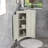 Triangle Cabinet With Adjustable Shelves - Oak Grace Versatile Storage