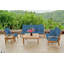 Monterey Teak Outdoor Deep Seating Lounge Chair-1738024090