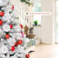 Arbre de Noël artificiel blanc enneigé 7 pi H 7 pi