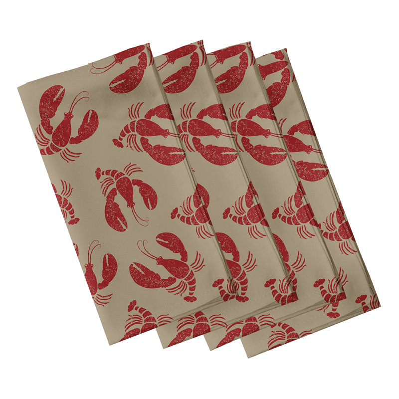 Ludwig Polyester Nautical Square Napkin, 18" W x 18" L