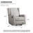 29.1" W Swivel Rocker Recliner-2088022512