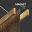 «Rustic Countryside Whispers of the Forest Enchanted Woodland», affiche murale encadrée en bois