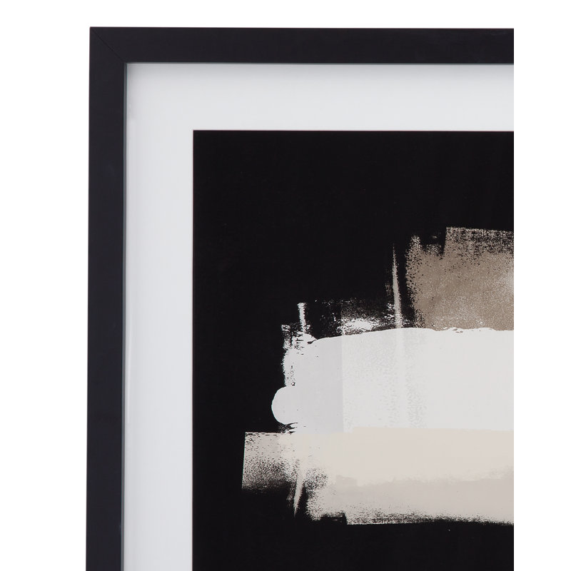 Sumatra, ensemble de 2 reproductions encadrées - moulures noir mat avec passe-partout blanc