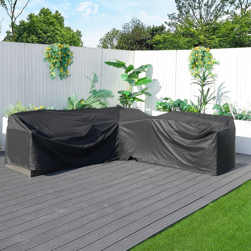 Casabonne Outdoor Patio Dining Set Cover, 70cm H x 85cm W x 215cm D