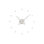 Rodón Mini L Metal Analog Wall Clock