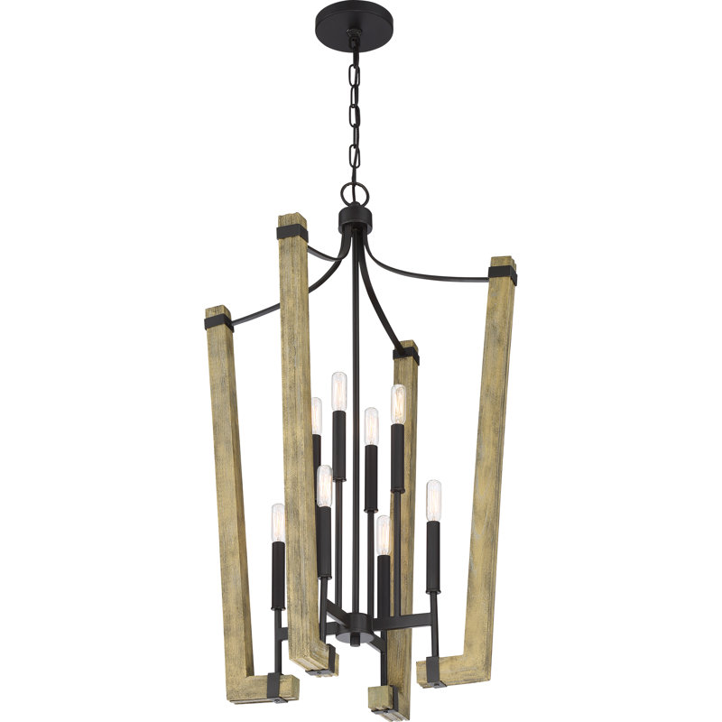 Thom 8 - Light Dimmable Geometric Chandelier