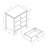 Dwaine Wood 3 Drawer Nightstand, 22"W, Black-1616700258