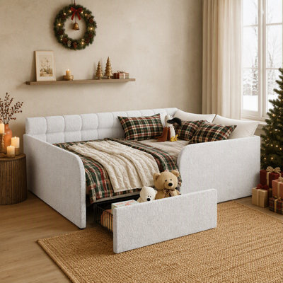 Daybed Frame with Storage Drawer