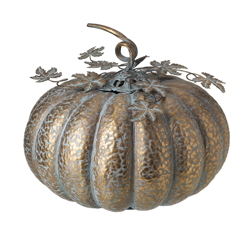 Metal Pumpkin Decoration