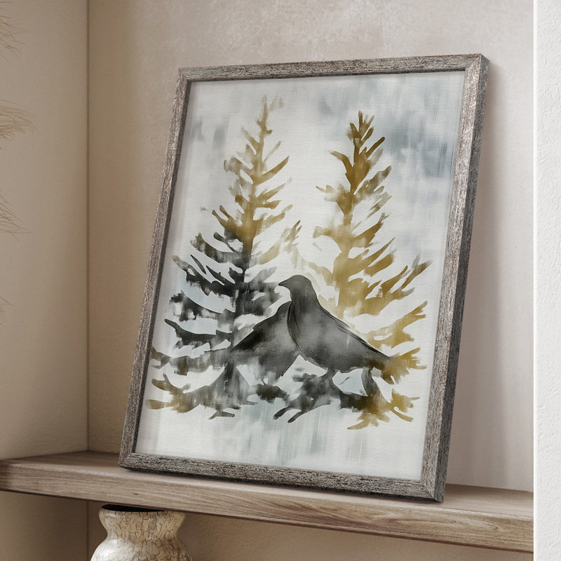 Reproduction encadrée - bois massif XMA3005426, H 11 po x l 9 po