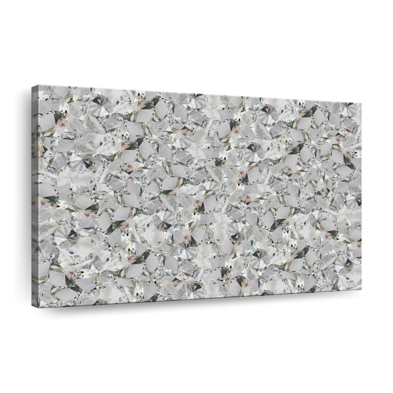 «Microscopic View Of Diamond», reproduction sur toile, H 16 po x l 24 po x P 1,25 po