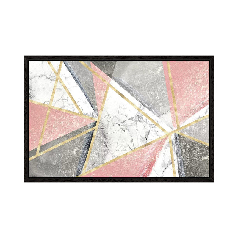 Goldie I by Isabelle Z - Print on Canvas, 101.6 cm H x 66.04 cm W, Black Framed