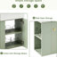 Meuble-lavabo de salle de bain avec lavabo en céramique - armoire flottante de 21,6 po, boîte de rangement pour éponges à gauche, trou de trop-plein, armoire pratique pour salle de bain de 21,6 po, petites salles de bain, rangement, trou unique-372640534