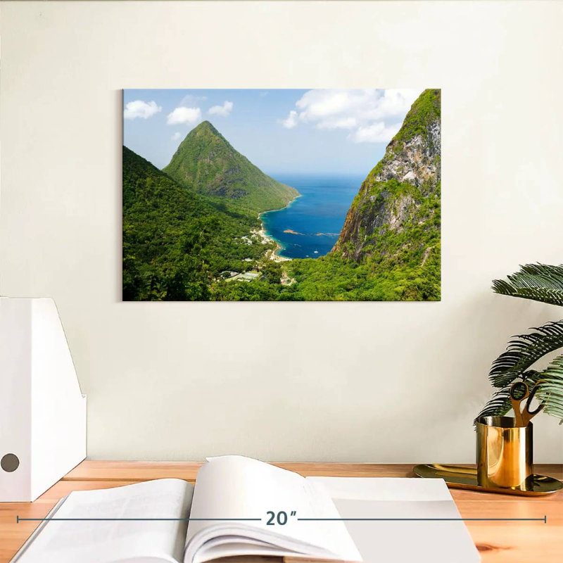 Montagnes Gillard Piton, H 8 po x l 12 po