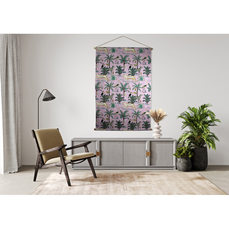 Cotton Wall Hanging, Pink