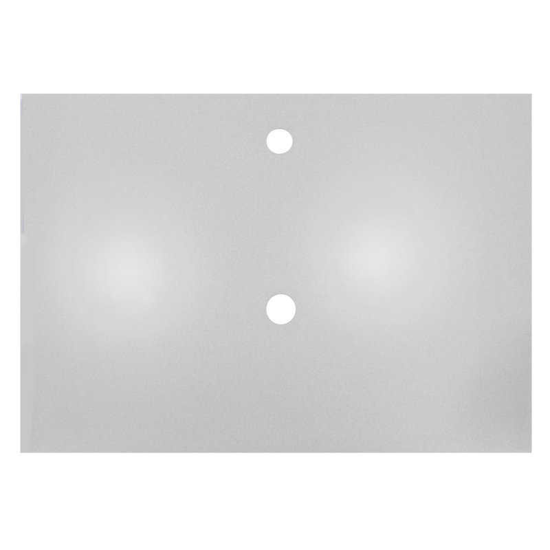 Light Gray Terrazzo Vanity Countertop for Vessel Sinks, 31"x22"