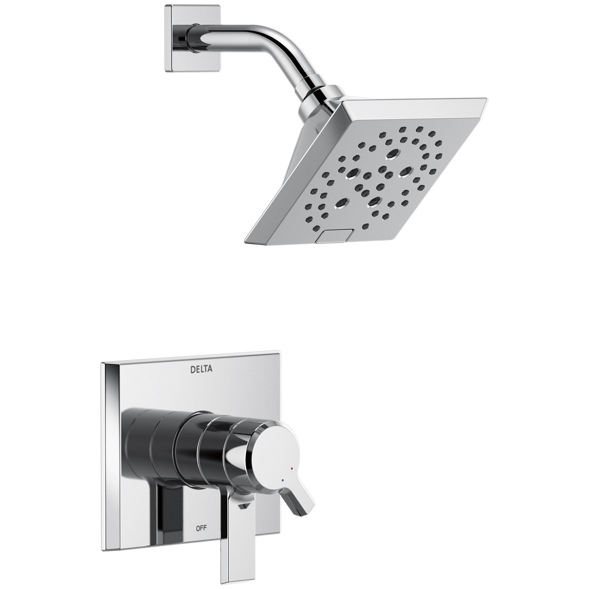 Pivotal® Shower Faucet with H2Okinetic® Technology, Chrome