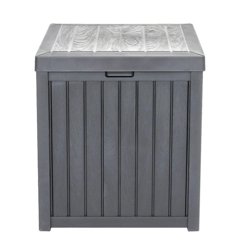 Winado 22'' W 51 Gallons Water Resistant Deck Box, Gray