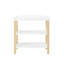 Coleby Scandi 2 Piece Furniture Set, Under Drawer&All Seasons Pocket Sprung Mattress - Scandi White