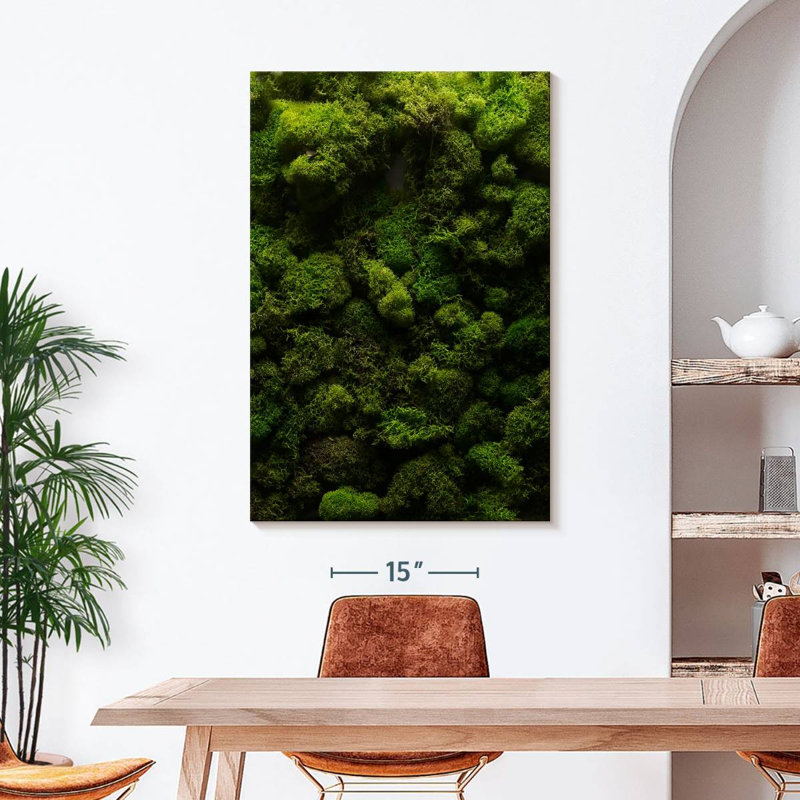 " Thick Moss ", 45" H x 30" W x 1.25" D
