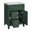 Meuble-lavabo moderne 24 po avec lavabo en céramique, meuble-lavabo pour salle de bain à 2 tiroirs-479866491