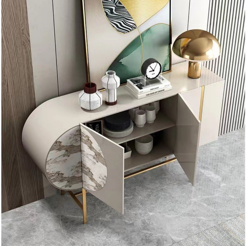 Buffet A Light Luxury, Blanc cassé / blanc