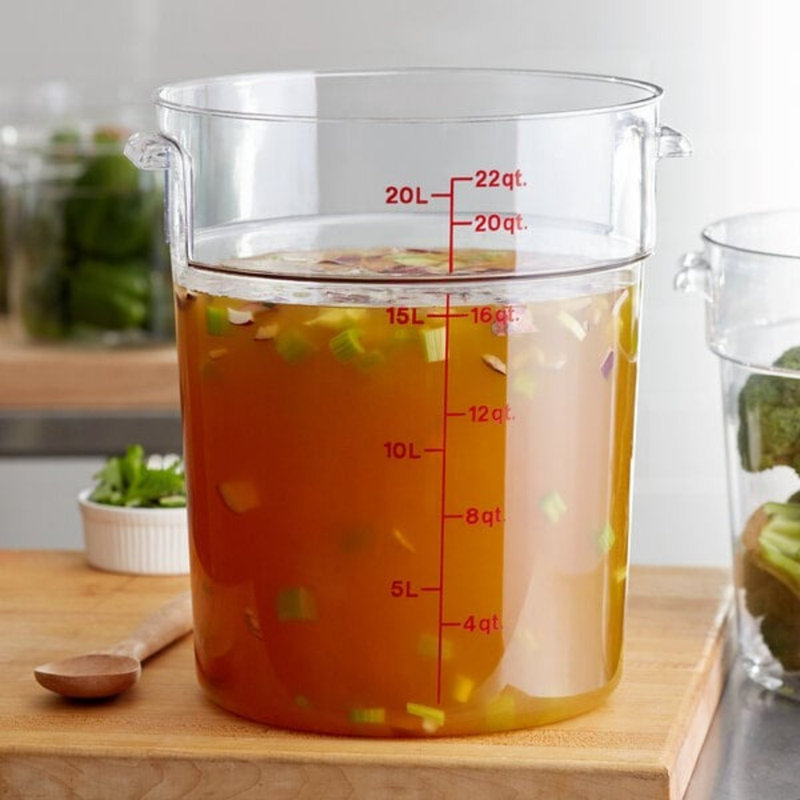 Cambro Camsquares Freshpro 22 pte Contenant alimentaire transparent en polycarbonate