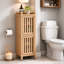 Bamboo Freestanding Linen Cabinet