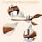 52 inch Flush Mount Low Profile Ceiling Fan with LED Lights and Remote Control, DC Motor, 3 Blades-69336432-69336436
