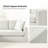 Wimberly 85" Slipcovered Down Fill Sofa with Interchangeable Chaise Lounge-1963314728