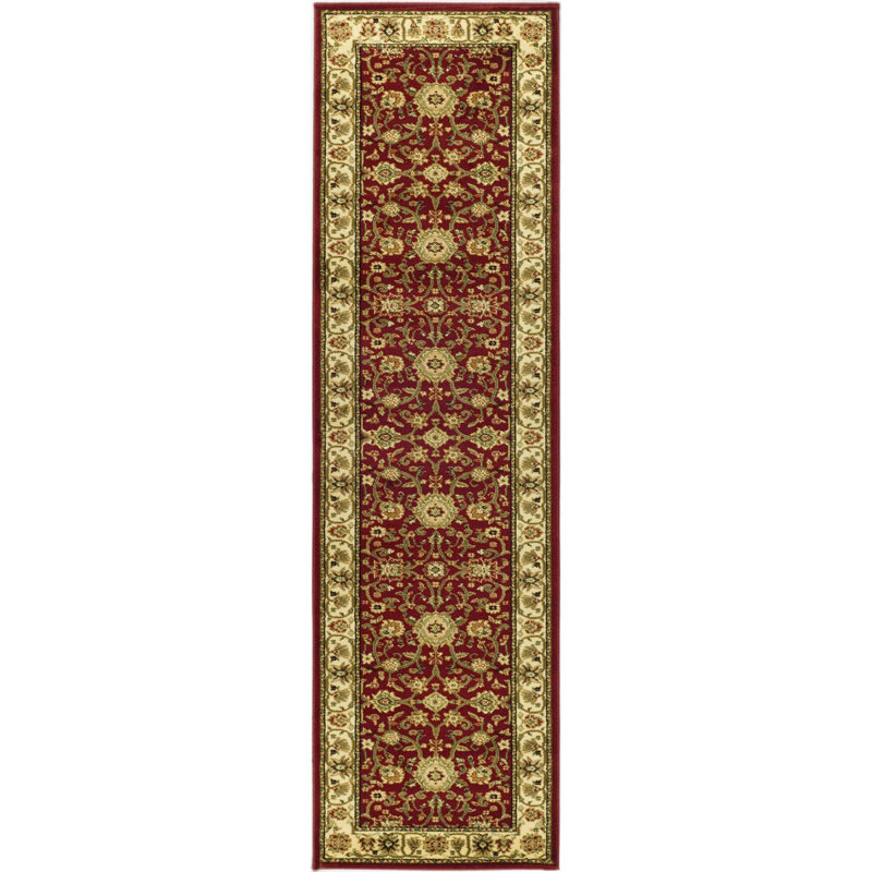Tapis oriental Klose Performance, Red/Ivory, Tapis de couloir 2 pi 3 po x 6 pi
