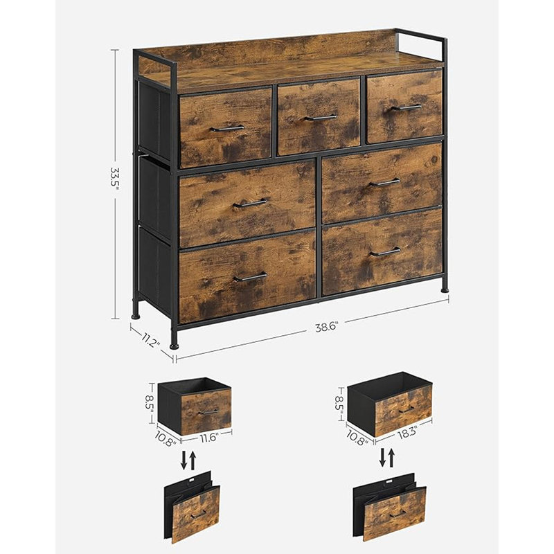 Commode 7 tiroirs Eleonore