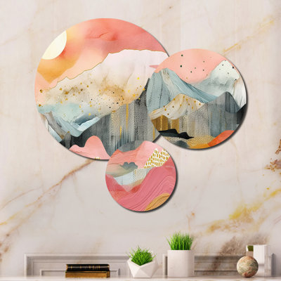 Abstract Wall Decor on Metal