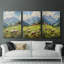 Lanscape Study Series CI - Ensemble de toiles tendues avec châssis Premium - Prêt à être accroché-102400109