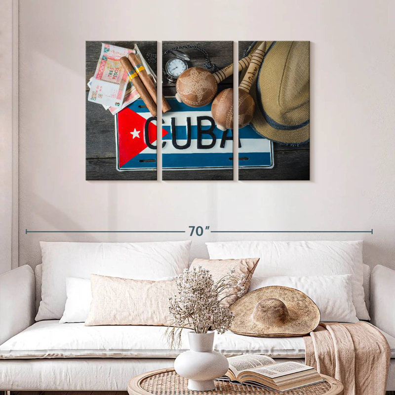 Syd All Things Cuba, H 28 po x l 45 po