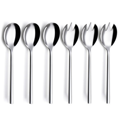Ensemble de couverts en acier inoxydable 18/8 de qualité supérieure Annova 6 pièces - Fourchettes et cuillères