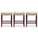 Rexalynn Upholstered Counter Stool with Solid Wood Frame