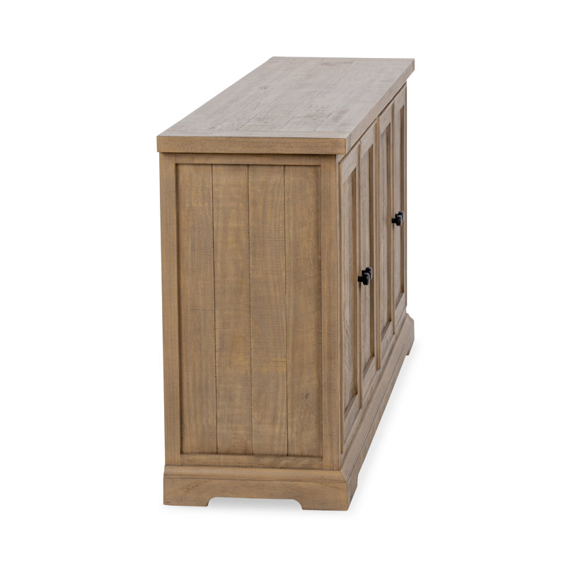 Vienna 4-Door Reclaimed Pine Wood Sideboard