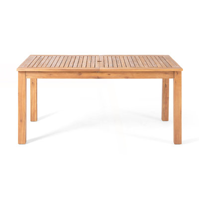 Outdoor Expandable Acacia Wood Dining Table