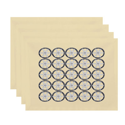 Aksel Polyester Nautical Rectangle Placemat
