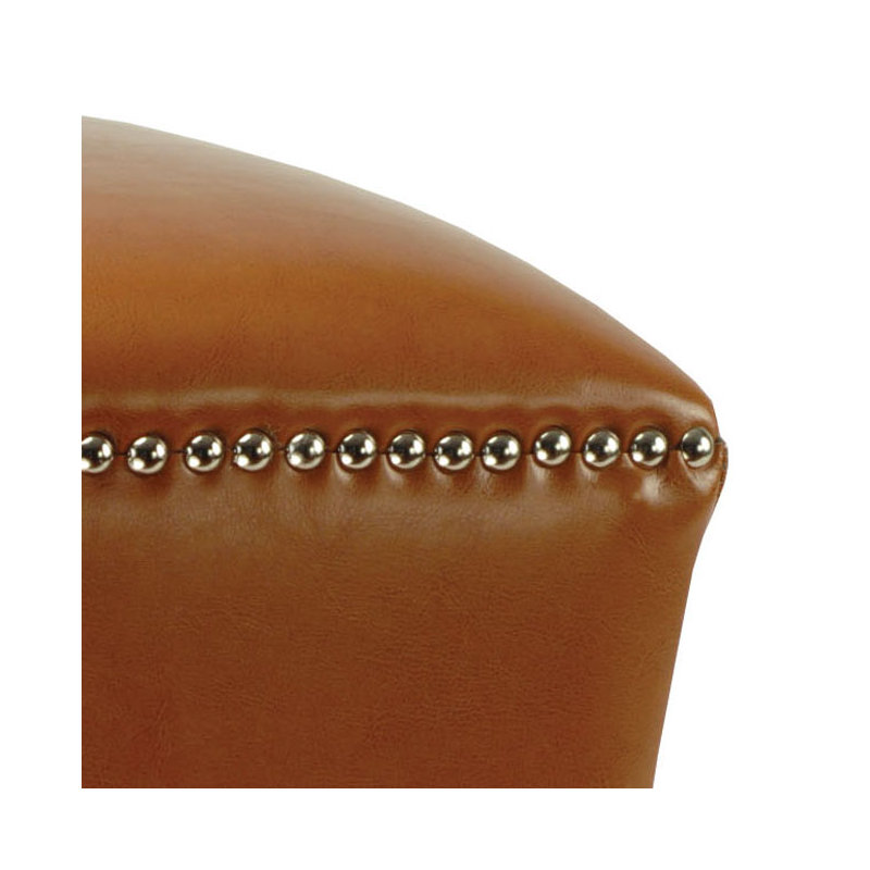 Maiden Upholstered Ottoman, Saddle