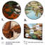 Profondeurs des canyons du canyon beige et vert - Imprimé-70275903-70275902