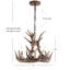 Lustre en bois à 3 lumières Rohrbach-1127668932-1106423179