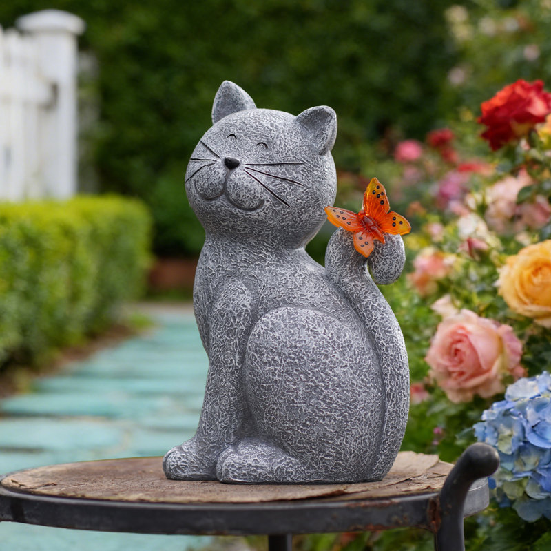 Statues d'extérieur pour chat Solar Solar