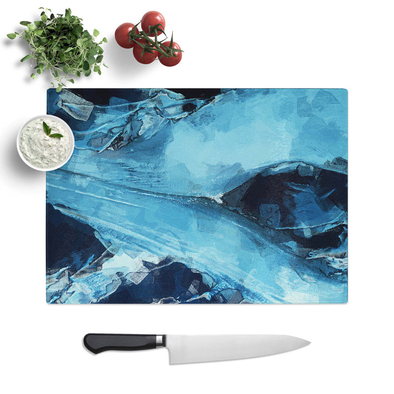 Tempered Glass My Kind Chopping Board, 39 cm W x 28.5 cm L