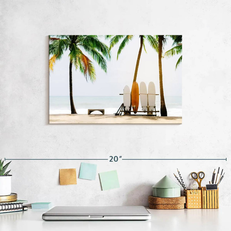 Senne Surfing Haven, 8" H x 12" W
