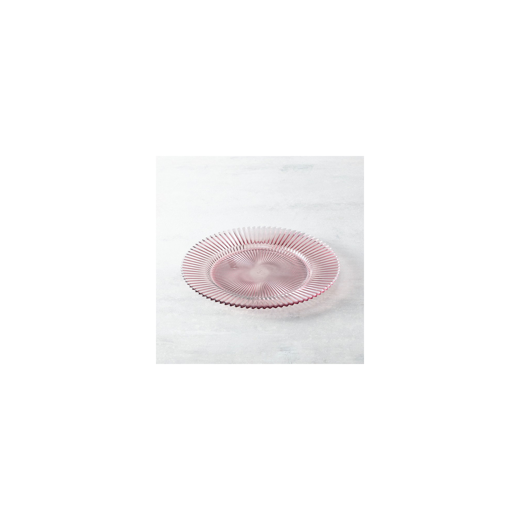 Fortessa Archie Glass Charger (Set of 4), Pink