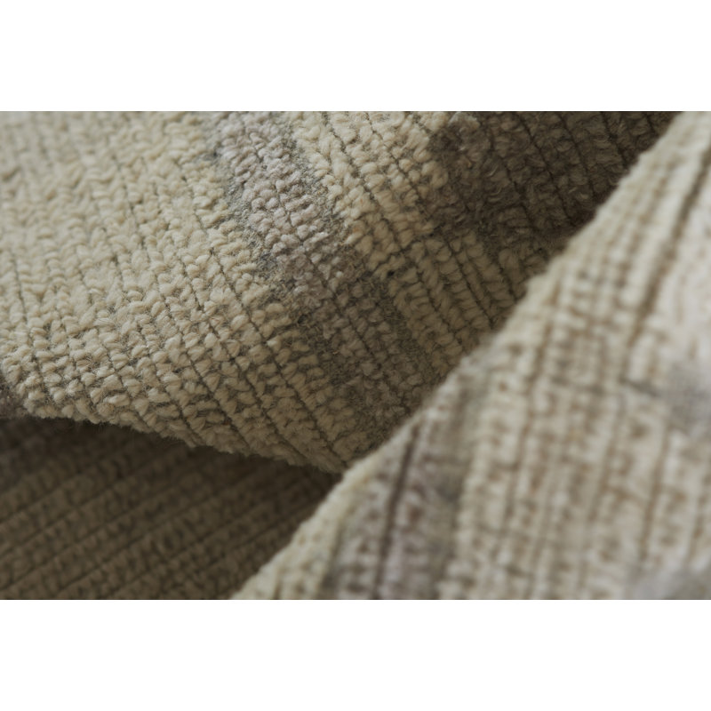 Bristol Geometric Area Rug in Ivory, Rectangle 5' x 8'