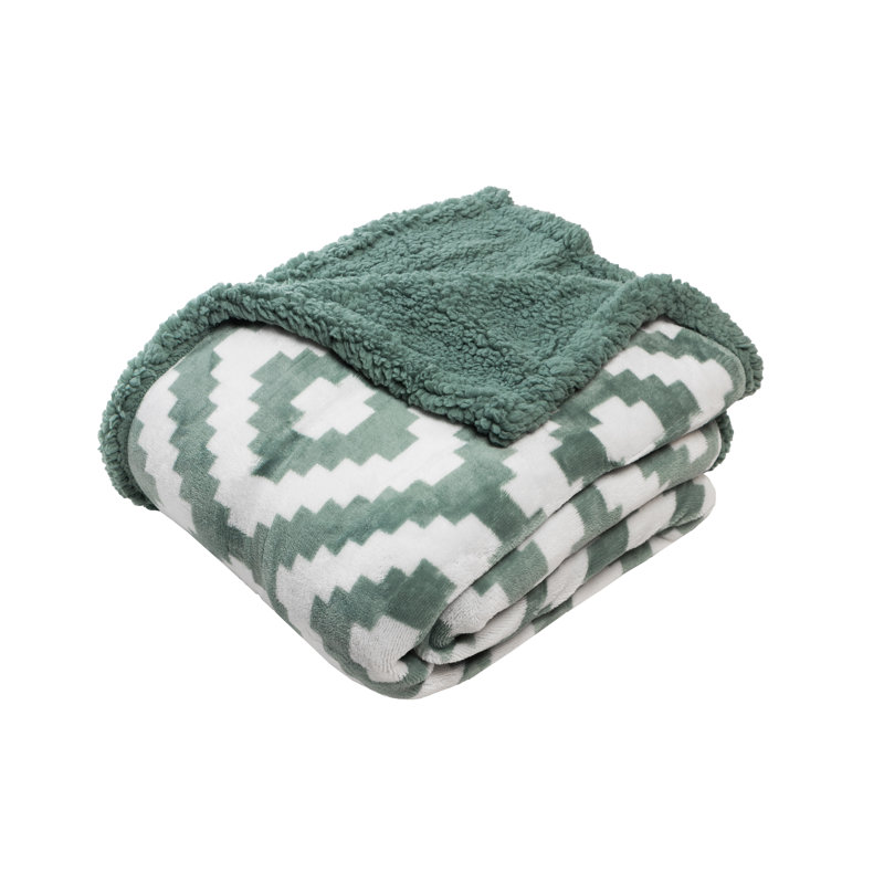Bingen Hand Woven Throw Blanket, Grey Mist